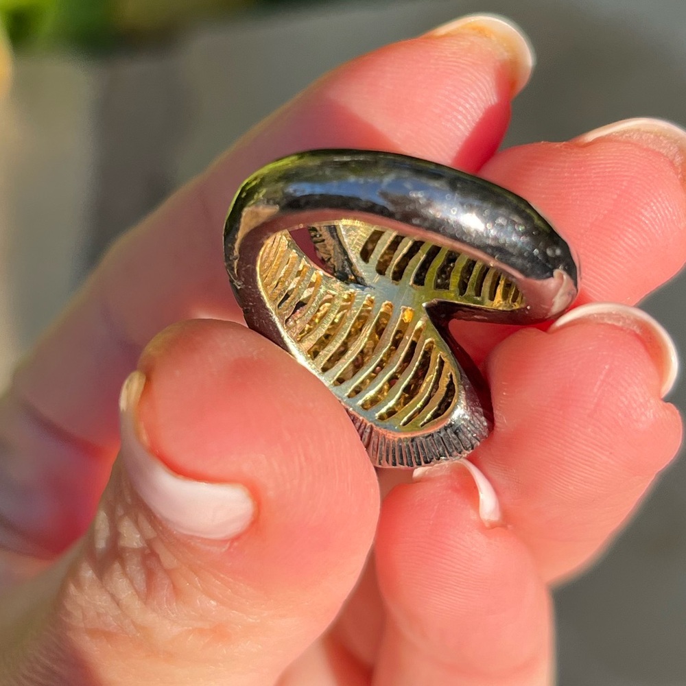 Diamond And Ruby Snake Head Ring - image 7
